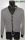 Cardigan uomo bramante slim fit a righe orizzontali puro cotone