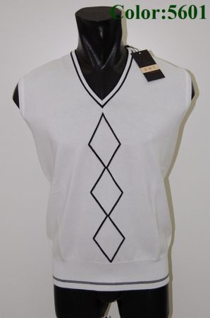 White slim fit vest men bramante