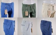 Pantalone tasca america super slim bsettecento in 5 colori
