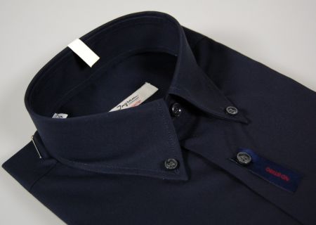 Dark blue shirt ingram cottonstir button down collar