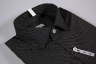 Ingram micro fancy black shirt slim fit small neck fashion