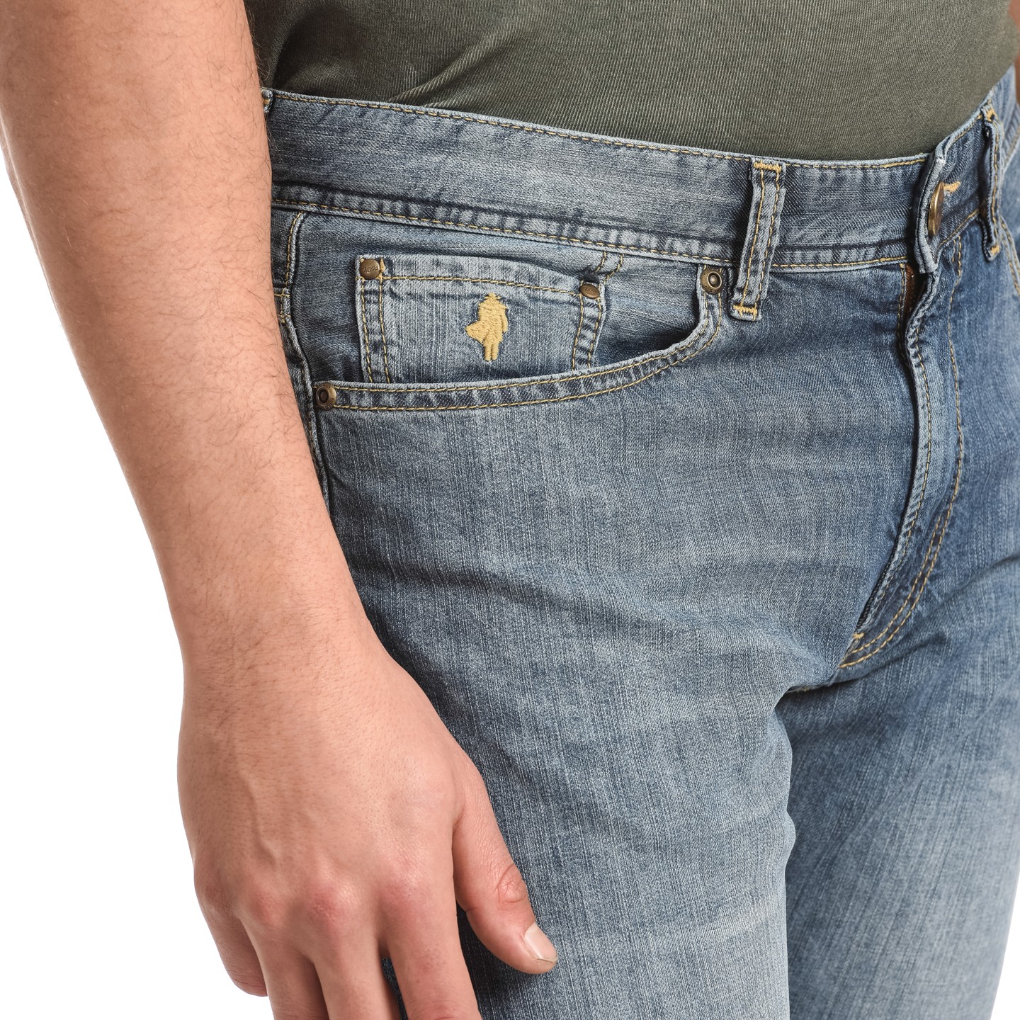Five pocket jeans denim washed clear length 36 online outlet clothing