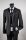  Black stretch wool suit men drop ceremony six musani