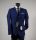 Abito slim fit john barritt blu marine due bottoni petto a lancia