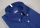 Camicia ingram button down blu a fantasia in puro cotone