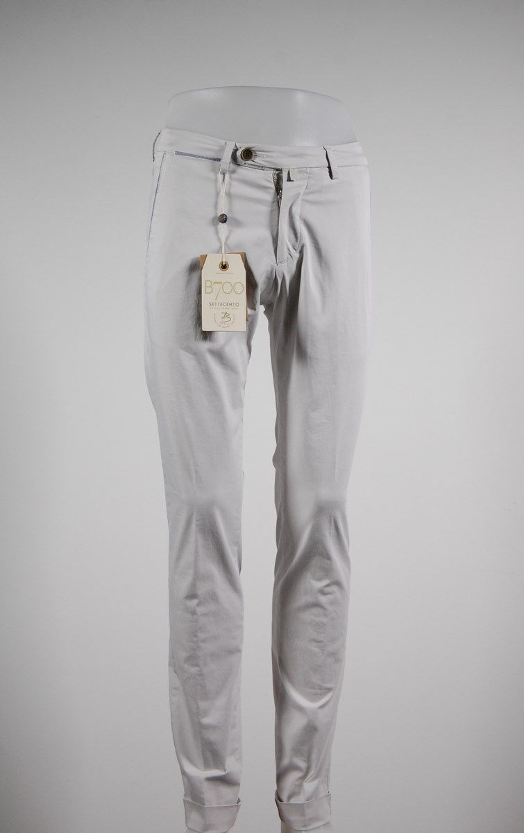 Slim fit stretch cotton pants b700 in seven colors