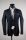 Slim fit stretch cotton jacket unlined micro design in three colours falko rosso