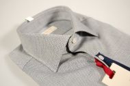 Two color patterned pachapur cotton slim fit shirt