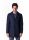 Slim fit three button wool blend coat ticket pocket