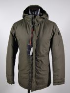 Talenti down jacket in blue and green