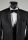 Abito elgante musani cerimonia nero slim fit