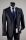 Slim fit suit musani ceremony in blue and black