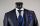 Slim fit suit musani ceremony in blue and black