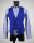 Gilet azzurro john barritt in puro cotone