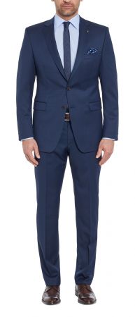 Abito blu navy digel drop sei modern fit in lana reda 110' s