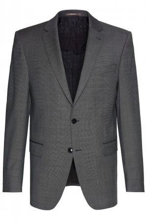 Dress drop four short Digel medium grey in wool Reda 110 's