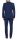Abito drop quattro corto digel blu tropicale in lana marzotto 100's