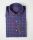 Ingram slim fit blue plaid shirt in washed cotton