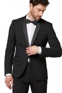 Jacket blazer tuxedo digel black slim fit shawl collar