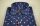 Camicia ingram blu a pois vestibilità slim fit collo francese