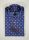 Camicia ingram blu a pois vestibilità slim fit collo francese