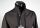 Brown faux suede jacket with detachable bib