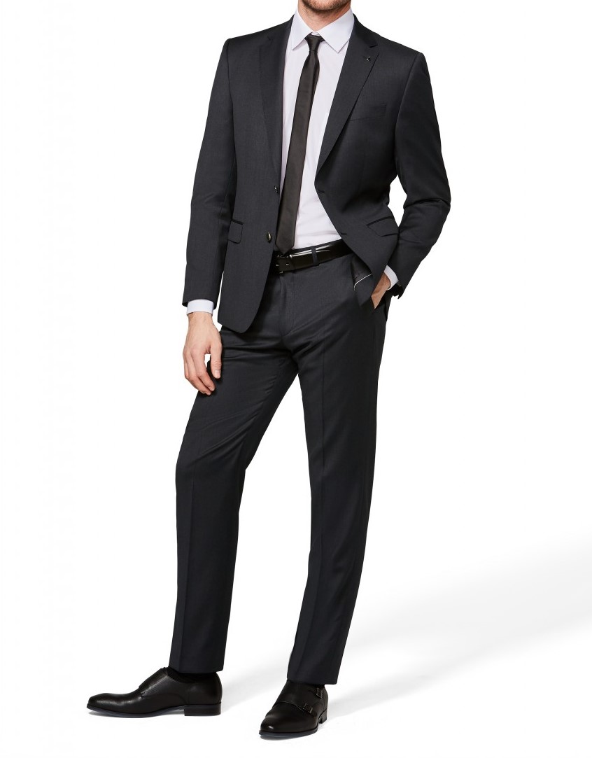 Digel Abito Grigio Antracite Dark Grey Digel Dress In Pure Wool