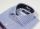 Camicia ingram slim fit a righe azzurro cotone no stiro doppio ritorto