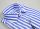 Ingram striped shirt slim blue fit pure cotton