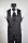 Black dress Slim Fit Musani ceremony with a spear-chest