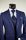 Dress blue slim fit Musani ceremony complete with waistcoat shirt tie