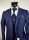 Dress blue slim fit Musani ceremony complete with waistcoat shirt tie