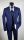Dress blue slim fit Musani ceremony complete with waistcoat shirt tie