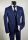 Dress blue slim fit Musani ceremony complete with waistcoat shirt tie