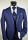 Dress blue slim fit Musani ceremony complete with waistcoat shirt tie