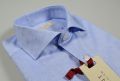 Slim fit pancaldi Shirt Blue Embroidered Design