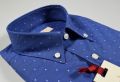 Button down Pancaldi shirt dark blue regular fit