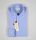 Blue slim Fit small printed shirt pancaldi 