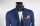 Giacca blu sfoderata slim fit misto viscosa made in italy