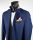 Giacca blu sfoderata slim fit misto viscosa made in italy