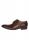 Elegant digel brown shoe in real leather
