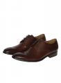 Elegant digel brown shoe in real leather
