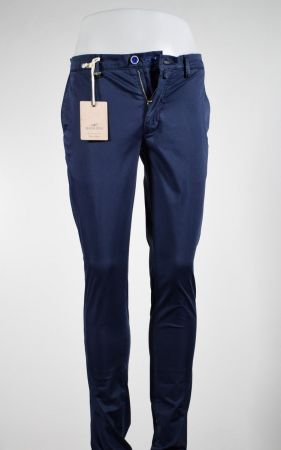 Slim fit quota otto cotton stretch trousers in three colors