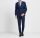 Abito digel in fresco lana marzotto super 100's bluette slim fit