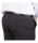 Abito nero in lana marzotto super 100's natural stretch taglie forti
