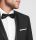 Tuxedo fashion slim fit black digel wool stretch 