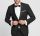 Tuxedo fashion slim fit black digel wool stretch 