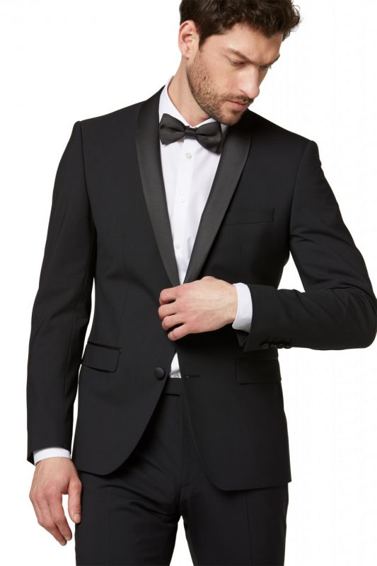 Tuxedo black fashion men's digel slim fit online shop outlet