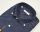 Ingram shirt in blue polka dots neck button down