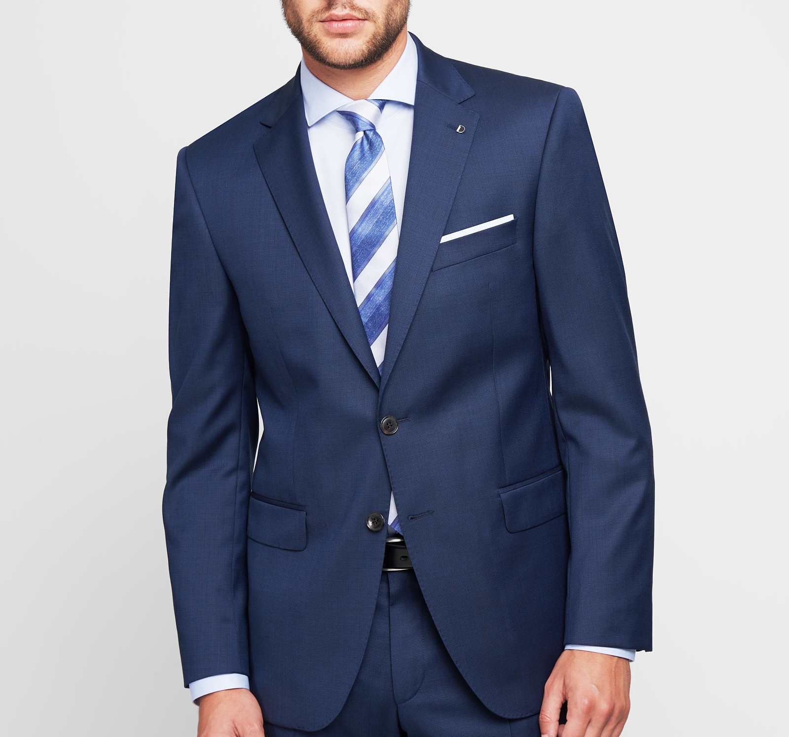 Abito blu navy digel drop sei modern fit pura lana reda